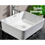 Cefito Bathroom Basin Ceramic Vanity Sink Hand Wash Bowl 48x37cm White CB-037-WH