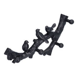 Decorative Hook Black Bird Branch Shape Three Dimensional Wall Mounted Home Decoration V1294-YM0523-3117210199712