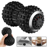 Vibrating Roller Massager Electric Massage Ball Back Foot Muscle Pain Relief-Black V1263-JX-7494