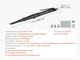 Air Needle Scaler, 3400BPM Pneumatic Scaler for Rust Paint Removal - with 3-Speed Adjustment, 19 V952-QDCCZSCXQZTXNTZDR002V0