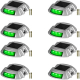 8-Pack Solar Driveway Light LED Road Markers Green for Garden Pathway V952-TYNDD8JTGN0000001V0