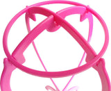 Wig Stand for Wigs, Plastic Holder, Pink 1 PCS V1259-DP01-A-1497