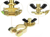 Brass Marine Grade Battery Terminal Top Post, 8 Pairs Battery Terminal Connectors, Battery Terminal V1258-DP02-C-3313
