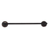 Copper Towel Bar European Style Bathroom Single Bar Towel Rack Bathroom Hanging Rack Black V1294-YM0901-3112230064011