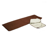 Sofa Protective Cover Waterproof Washable Wear Resistant 2 Seats Polyester Mat for Pets Brown V1294-YM0706-3117230111712
