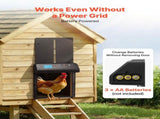 Automatic Chicken Coop Door, Battery Powered Chicken Coop Door with Timer & Manual Setting, V952-JSKMQHSSKGDCAG9SN001V9