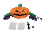 Inflatable Cute Pumpkin Ghost Blow Up Yard Outdoor Decoration Indoor Party Garden Lawn Decor Purple V1294-YM0901-3115240070912