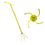 Soil Tiller Long Handle Widely Use Comfortable Grip Handheld Twist Tiller Soil Scarifier Gardening V1369-AZ3-W-04709