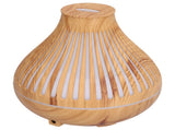 400ml Oil Diffuser 7Color LED Light Wood Grain Humidifier for Home Office V1294-YM0901-3113210156811