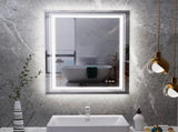 Interior Ave - 70 x 90cm Rectangle Frameless LED Bathroom Mirror V355-IA-RWM-9070