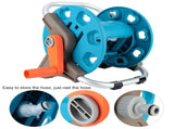 G1/2 Water Pipe Garden Watering Trolley Reel Hose Rack Storage Holder Rack V1294-YM0901-JY34923