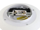 LED Flush Mount Ceiling Light Round Ceiling Lamp Creamy White Threaded Shape Lampshade for Living V1294-YM0901-3119250017311