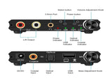 AY107 Digital to Analog Optical Fiber Analog Audio Decoder USB Sound Card Digital Audio V1263-JX-6787