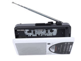Retro Cassette Recorder AM FM Radio Portable Tape Player Built in Large Speaker 3.5mm Headphone Jack V1294-YM0901-3115250086211