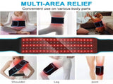 660nm Red Light & 850nm Infrared Light Therapy Wrap Pain Relief Health Care Belt V201-QHGMMOREONE066