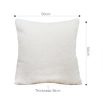 SOGA 50cm White Throw Pillow Premium Polyester Fiber and Cotton for Home Decor FRENCHCUSHION326