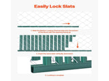 Bottom Locking Privacy Slats, Double-Wall Vertical Bottom-Locking Slats with Wings for Chain-Link V952-SBDYYSBTSBDYG4UFTV0