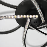 Irie Dimmable 5 Lights LED Ceiling Light - Black V558-LL002CL012B