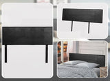 PU Leather Double Bed Headboard Bedhead - Black V63-768095