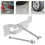 Stainless Steel Wall Mount Spare Tire Carrier Rack for Car, Garage, and Outdoor Storage - and V1366-AZ2-W-20484