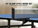 Ping Pong Table Foldable Table Tennis Game Table Indoor with Clamp Net V952-DZDTZDPPQZ12A94CKV0