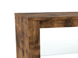 Levede TV Stand Cabinet Glass Display Storage Shelves TA1035-AU
