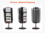Rotating Brochure Display Rack, 30 Pockets Mesh Magazine Literature Display Stand, Portable Floor V952-WJZSXLDSDZS3117YE001V0
