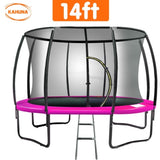 Kahuna Trampoline 14 ft Round Outdoor - Pink TRA-KAH-14-PK