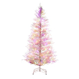 Jingle Jollys 1.8M LED Christmas Tree 8 Modes Adjustable Multi Color Light Snowy XM-TR-SPARSE-6FT-WH-MC