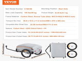 Bike Cargo Trailer, 88/100/160 lbs Load Capacity, Heavy-Duty Bicycle Wagon Cart, Foldable Compact V952-CGKHZHJG100BMFBKOV0