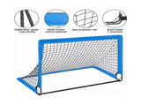 Kids Soccer Goal for Backyard Set - Toddler Soccer Nets Training Equipment, Soccer Ball, Pop Up V1370-AZ4-06438