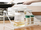 Spice Rack Organizer Seasoning Bottle Jar Shelf Multifunctional Home Kitchen Organizing Storage Rack V1294-YM0626-3118220314111