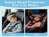 8 Pcs Baby Car Seat Head Support Band, Adjustable Infant Neck Support Strap for Car Seat Stroller V1237-ZY-917-088