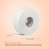 100 Yards 91m Wax Roll - 70gsm Non Woven Disposable Hair Removal Waxing Strips V238-SUPDZ-19775070278