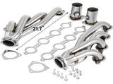 Exhaust Header Set 1 5/8" Exhaust Turbo Headers, Stainless Steel Exhaust Manifold Headers, Shorty V952-LS1-2-3-6LS-QJQG1V0