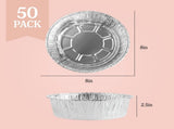 Aluminum Trays - Large Oven Dishes - Airfryer Trays XXL - Aluminum Bowls - Disposable Trays - BBQ V1189-WXF-260203-00468
