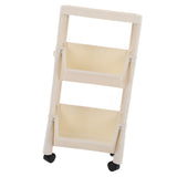 Compact Rolling Storage Organizer Large Capacity Mobile Utility Cart Movable Storage Book Shelves V1294-YM0901-3116230009713