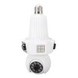 Light Bulb Security Camera E27 Socket 2.4GHz WiFi 4MP HD Camera Motion Detection Dual Lens NTP Time V1294-YM0901-3113250204411