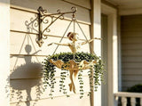Ballet Dancer Hanging Planter,9in Resin Flower Pot with Chain,Whimsical Ballerina Holder for V1369-AZ3-W-14673