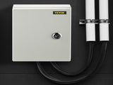 NEMA Steel Enclosure, 25 x 20 x 15 cm NEMA 4X Steel Electrical Box, IP66 Waterproof & Dustproof, V952-DQXJSTCFS25X20X15V0