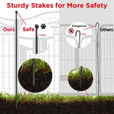 8 Panel Pet Playpen Gate Extension w/ Lockable Door V178-66944