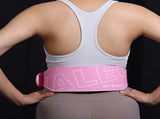 Size S Pink Professional Weightlifting Belt with Sponge Padding for Deep Squat Deadlift - Men V888-ELOSUNG17265