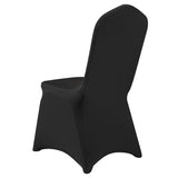 50 PCS Black Chair Covers Polyester Spandex Stretch Wedding Party Banquet V952-ZYT50PCSHSGXYT001V0