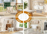 Artiss Clothes Rack Foldable Airer Drying Rack Portable No Assembly Required HANGER-B-10-FLD-GY