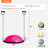 Half Exercise Ball Trainer, 26 inch Balance Ball Trainer, 1500lbs Capacity Stability Ball, Yoga Ball V952-PHXLQ64CMBWFPSA6CV0