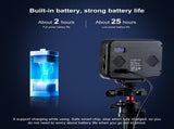 Handheld On-Camera Led Light With 2500-9900K & Rgb Fill For Photography PRL-436UP