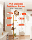 Coat Rack, Freestanding Coat Rack Stand with Quartz Stone Base & 9 Hooks, Free Standing Hall Coat V952-YMJYXJJSSCP0Q2T2T001V0