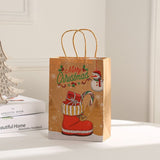 Christmas Gift Bags 30-Piece Set Festive Designs Holiday Gifting Christmas - Red - Size 21-11-27 V1347-130-50002-RED-21-11-27