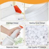 4 Pack Bar Pour Colorful Juice Pouring Bottle Containers 34 Oz Plastic Juice Dispensers for Bar Home V1370-AZ4-10464