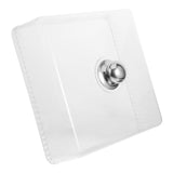 Clear Reusable Acrylic Food Cover 1-Pack for Kitchen Use, Food Storage, Housewarming , and Party V1369-AZ3-W-18784